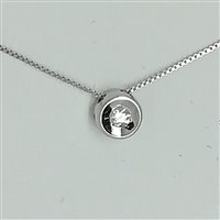 Necklace Godenzi Gioielleria Woman Ray in Gold Diamante 0.02 Ct 4624/C2 - 4624/C2